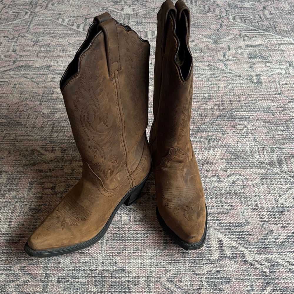 Brown Western Cowboy Boots